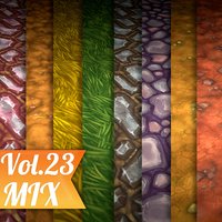 Texture Set Vol.23 Hand Painted Ground Mix
