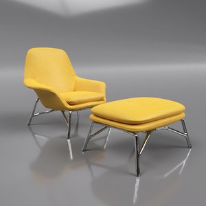 3D chair lounge