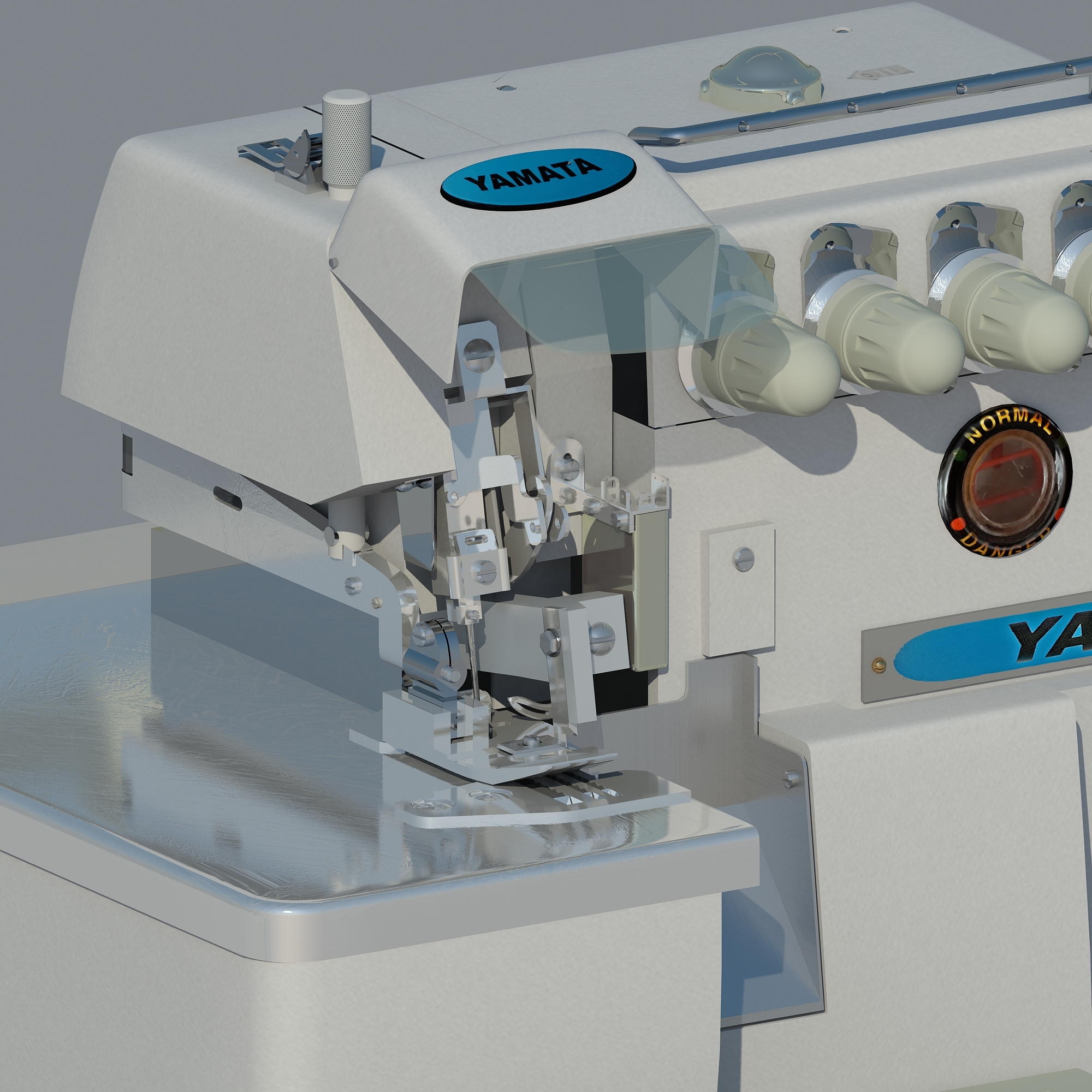 Sewing industrial overlock yamata 3D TurboSquid 1419402