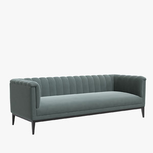 sofa raffles grey 3D