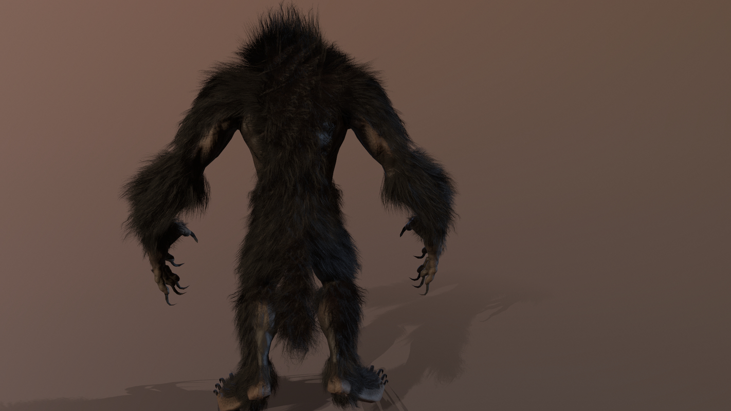 3d Character Werewolf Model Turbosquid 1419441 3800