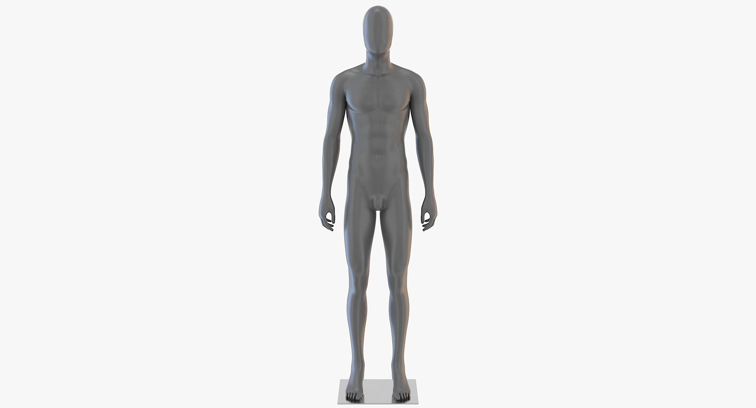 3D model male mannequin neutral pose - TurboSquid 1419468