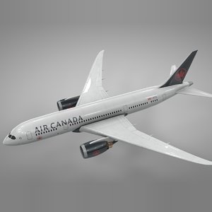 boeing 787 dreamliner air canada 3D model