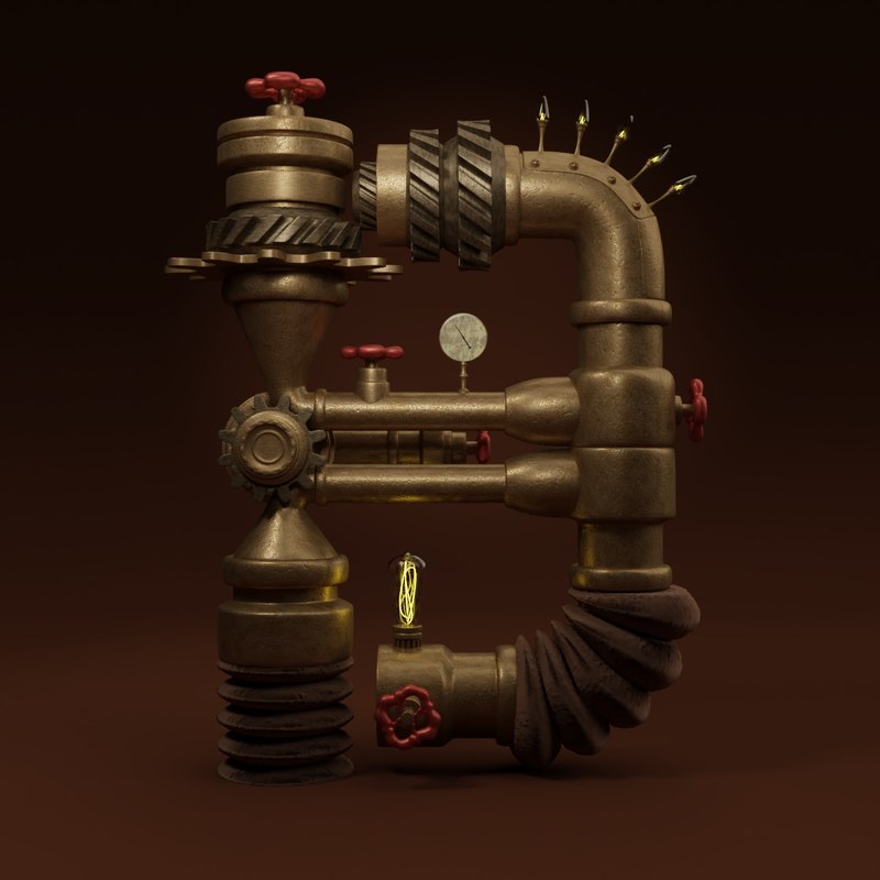 3D Pipes B - TurboSquid 1419690