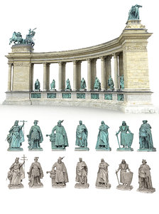 triumphal arch seven kings 3D model