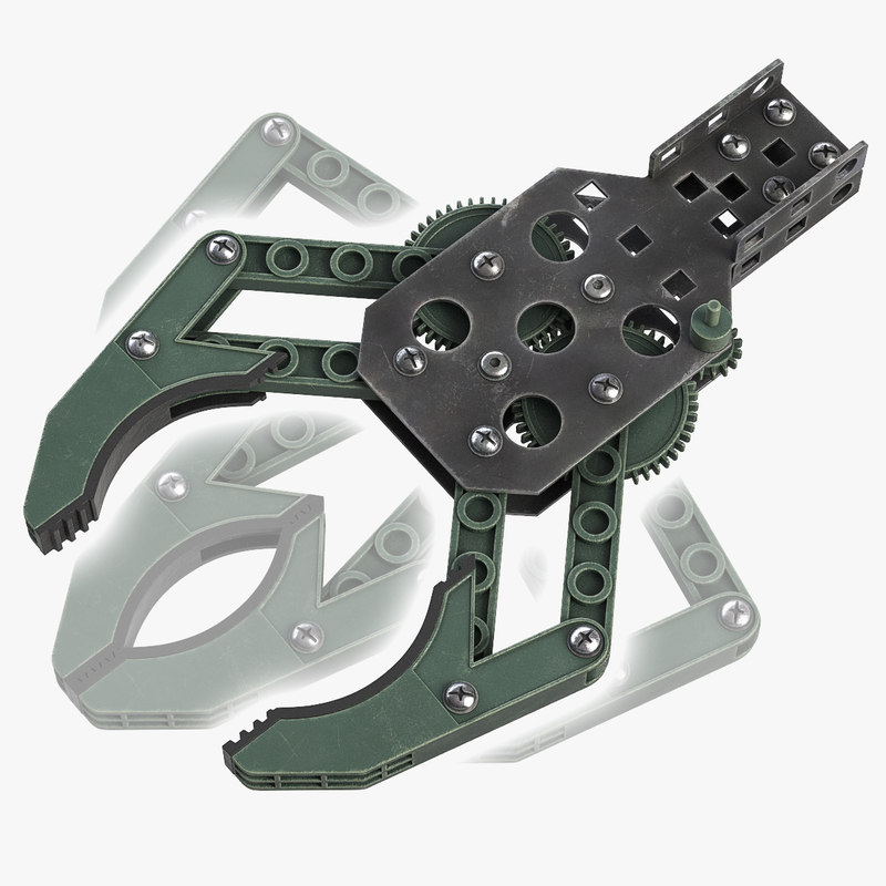 3D rigged robot arm gripper TurboSquid 1413618