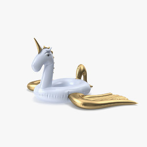 unicorn gold pool float model