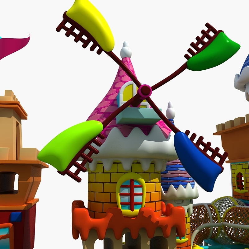 游乐场4-63d模型