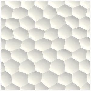 3D wall panel honeycomb model