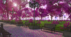 park lilac 3D model
