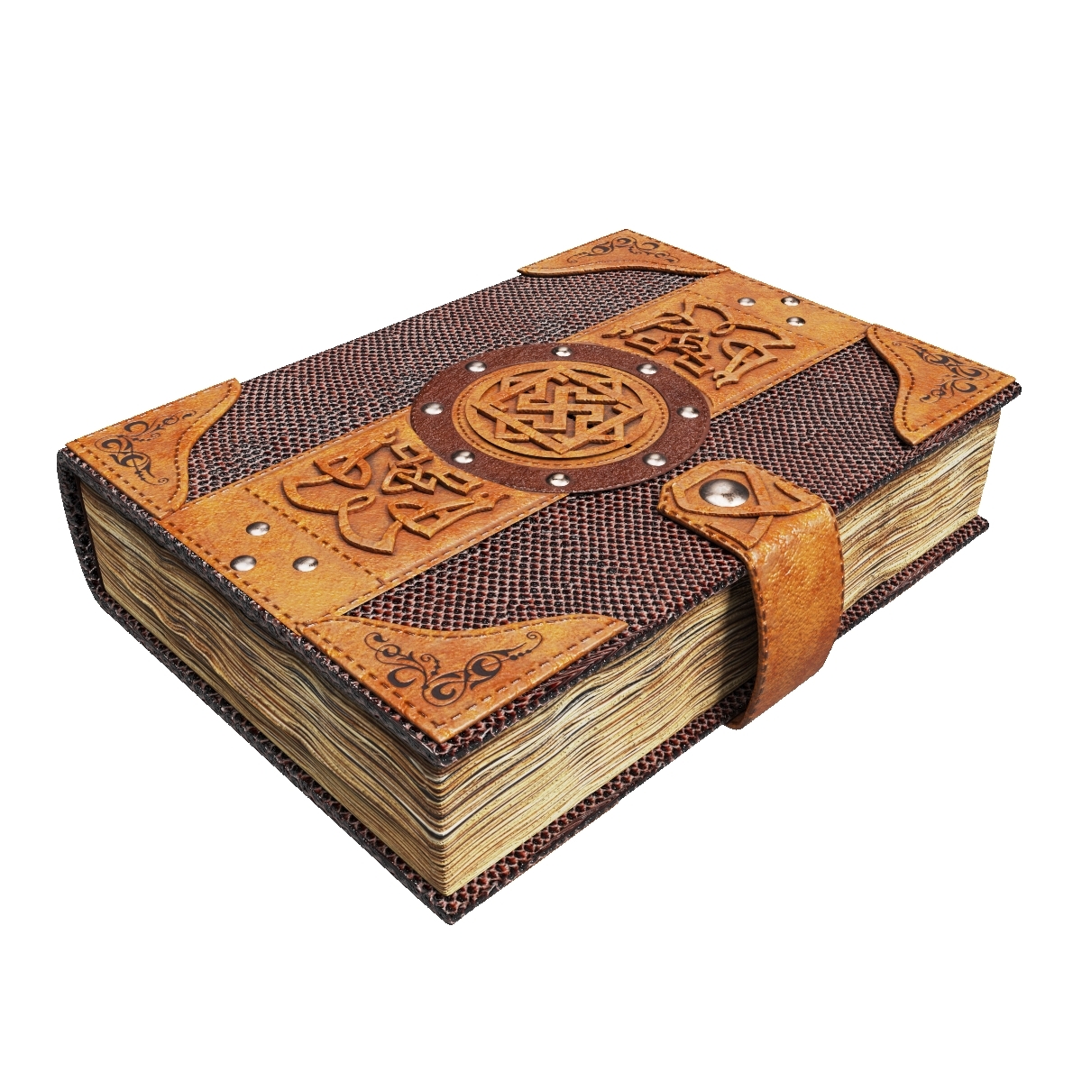 复古魔法书3d模型