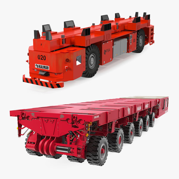 航天飞机运输车3d模型