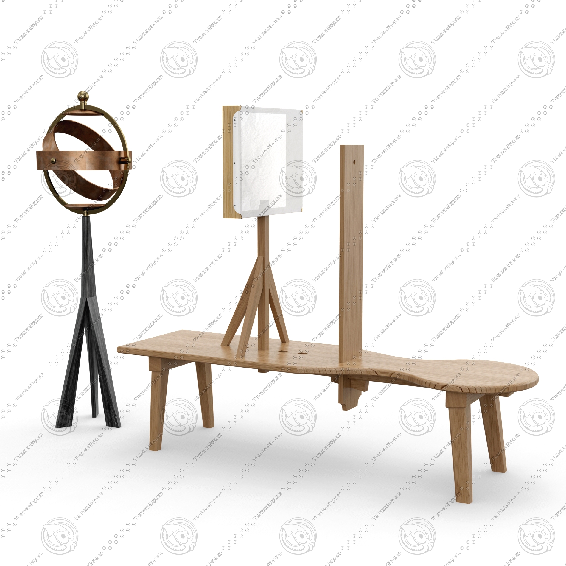 Câmera obscura, Leonardo Modelo 3D TurboSquid 1420529