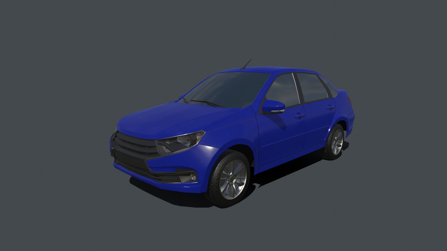 Lada granta 3d model