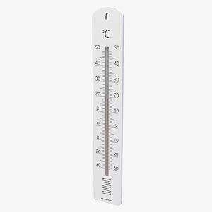 3D classic thermometer model