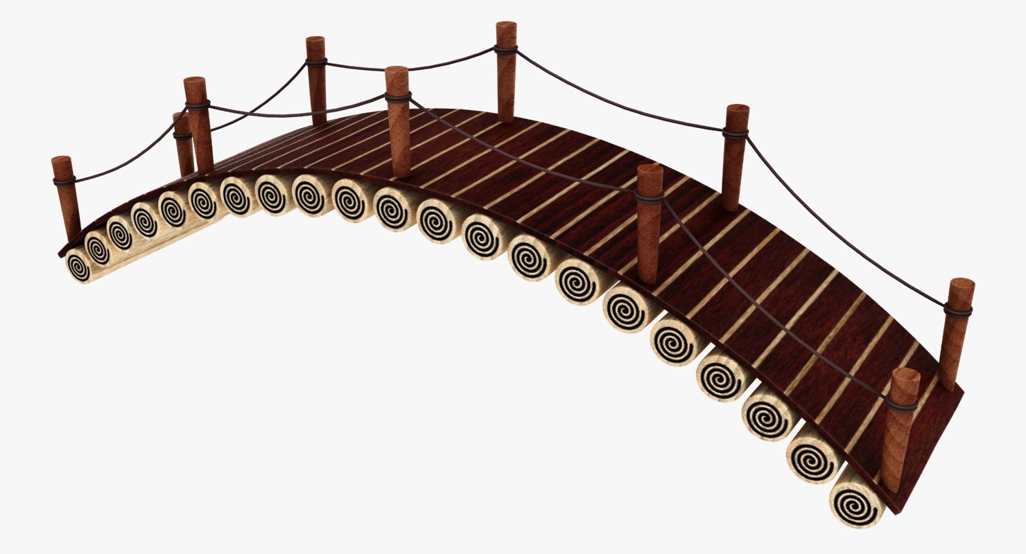 3D cartoon bridge 03 - TurboSquid 1420636