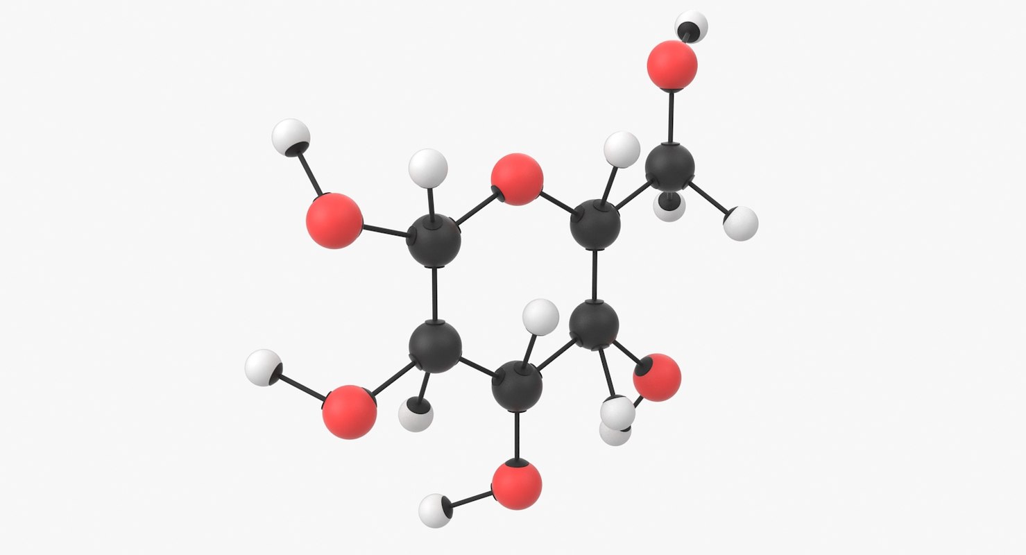 3D Model Glucose Molecule TurboSquid 1420647