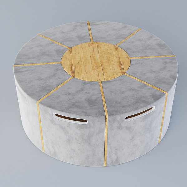circle coffee table 3D model