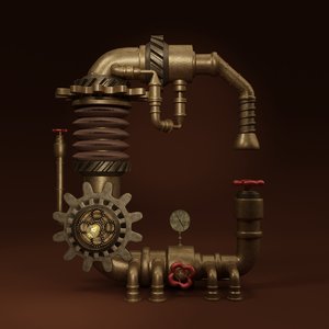 pipes c 3D