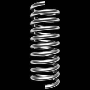 3D spiral metal