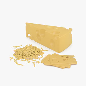 3D cheese swiss model