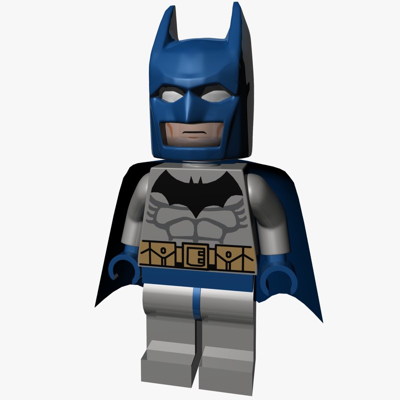 lego batman blue and grey