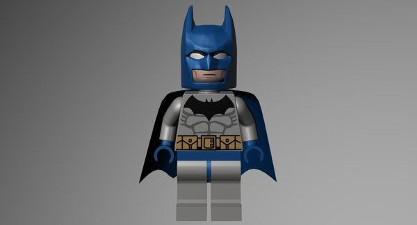 lego batman blue and grey