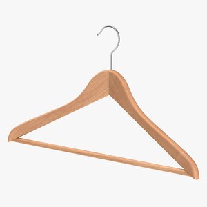 realistic clothes hanger 3D