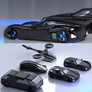 3ds max hover bike