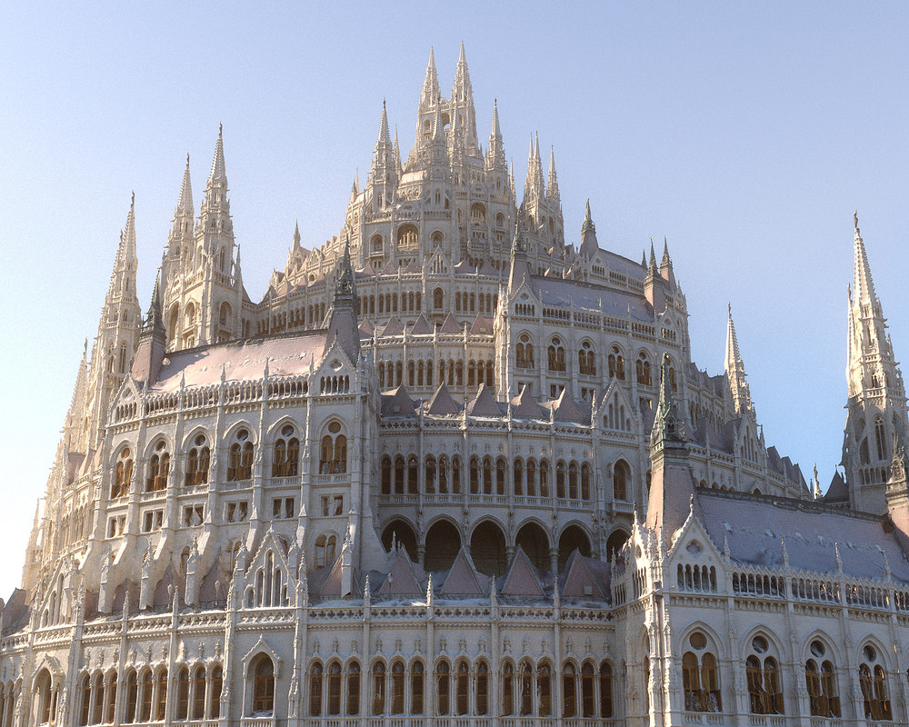 3D mega castle model - TurboSquid 1420933