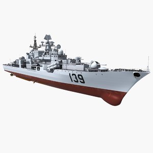 3D model chinese navy modern class