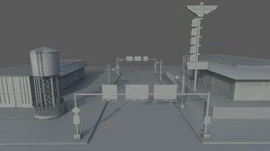 combo tower 3D model