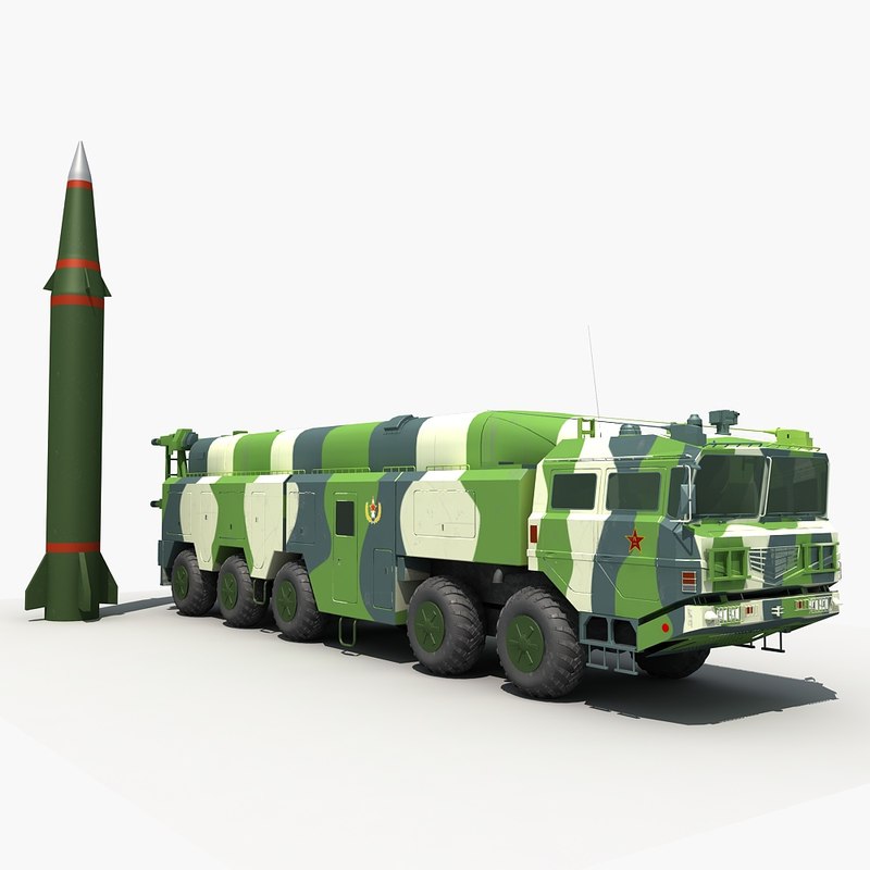 3D Model China Df 16 Ballistic Missile TurboSquid 1421087