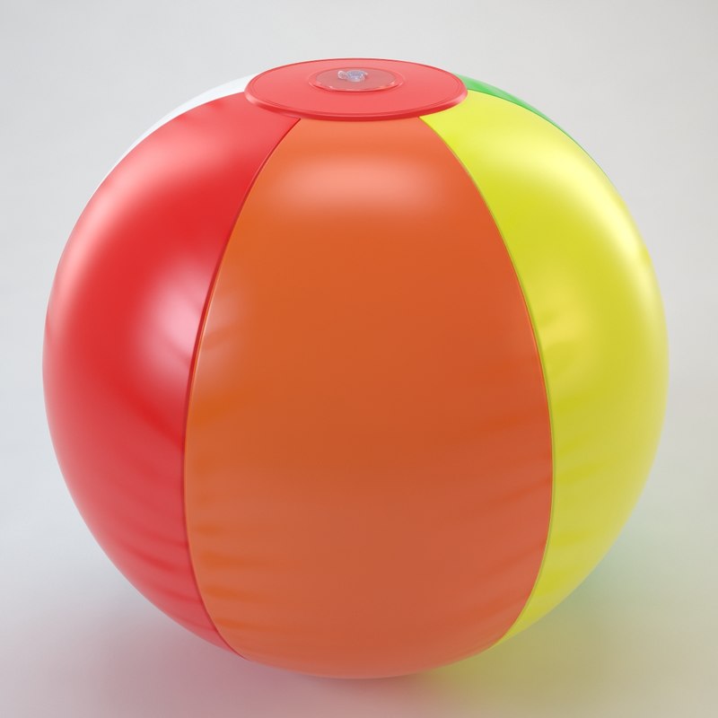 3d beach ball