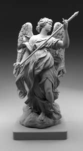 sculpture angel 3D
