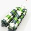 3D model china df-21c ballistic missile