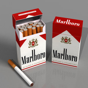 cigarettes box 3D model