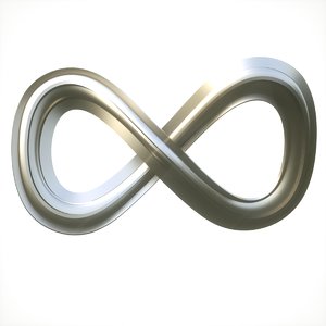 3D infinity loop mobius