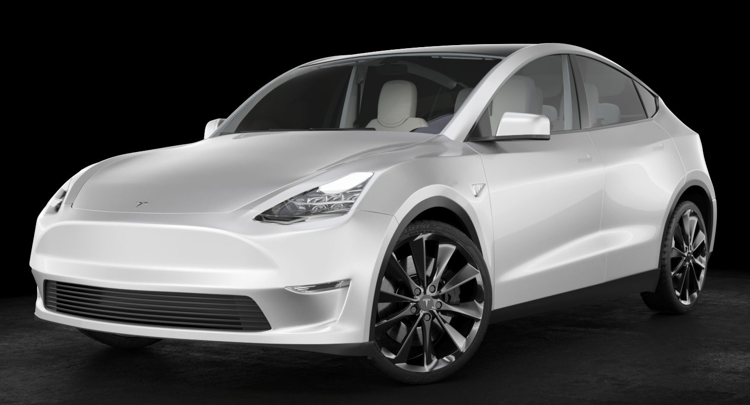 Tesla model white