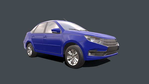 Lada granta 3d model