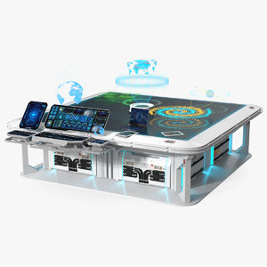 3D interactive holographic table model
