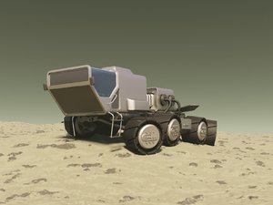 3D mars rover model