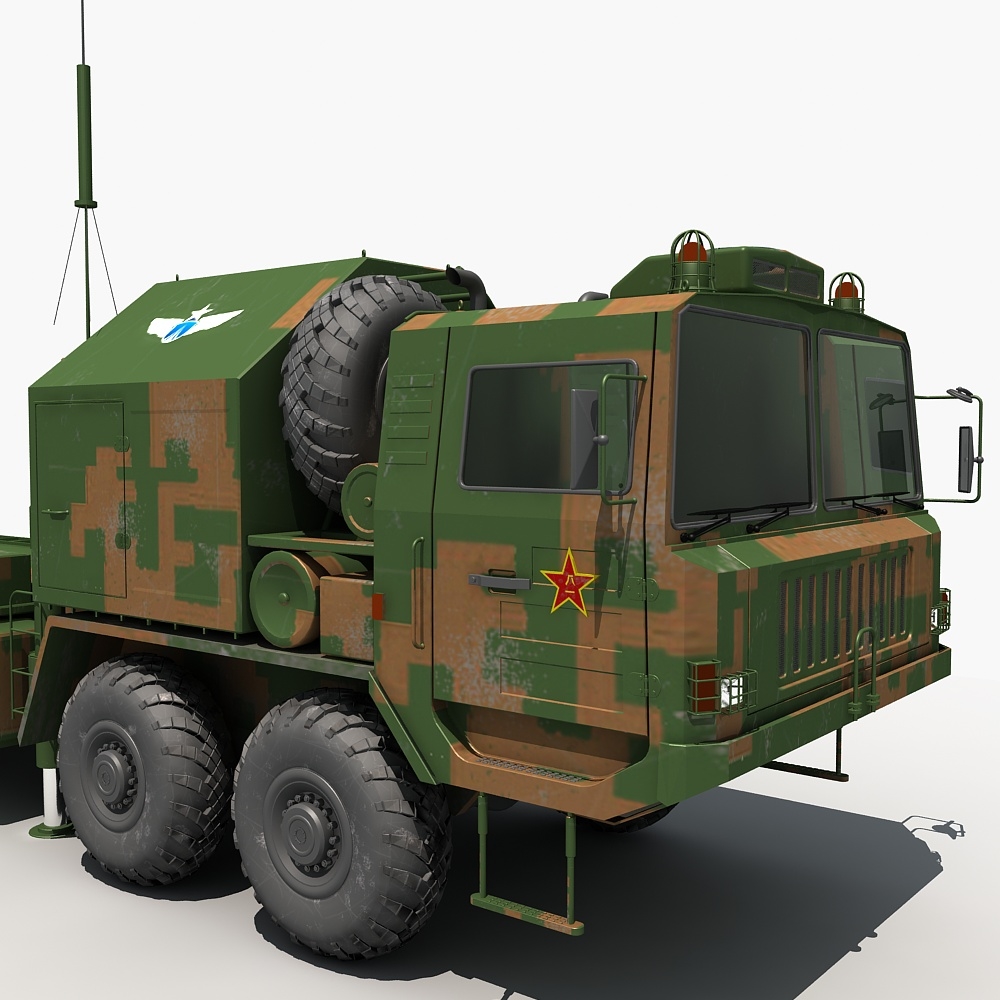 Meilleur Systeme De Defense Anti Aerien modèle 3D de Système de missiles anti-aériens Chine HQ-9 - TurboSquid