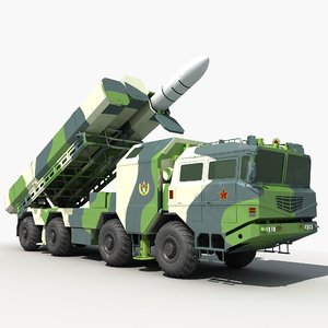 china cj-10 cruise missile 3D model