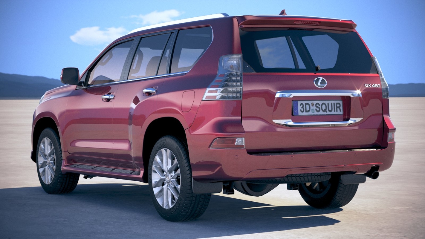 Lexus gx460 красный