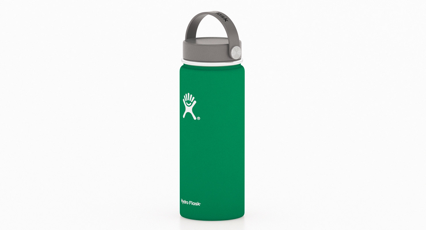 18 oz hydro  flask  3D TurboSquid 1421657