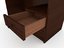 wooden desk 3D model