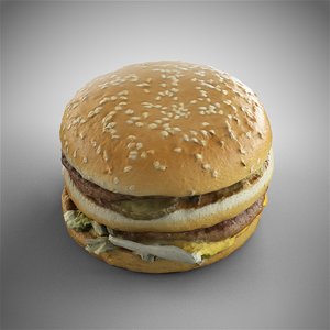 3D model bigmac burger