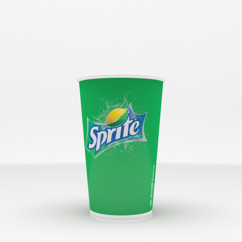 3D sprite  paper soda  cup  TurboSquid 1421835