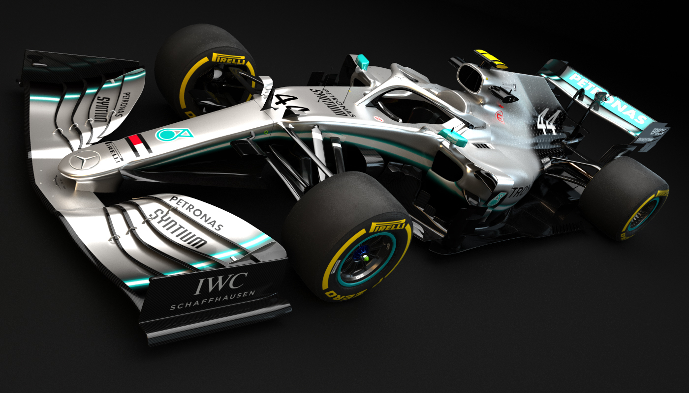 3d Mercedes-amg F1 W10 Eq - Turbosquid 1422068